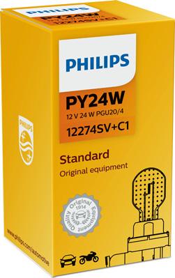 PHILIPS 12274SV+C1 - Лампа накаливания, фонарь указателя поворота autodif.ru