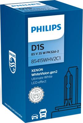PHILIPS 85415WHV2C1 - Лампа накаливания, фара дальнего света autodif.ru