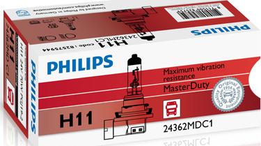 PHILIPS 24362MDC1 - Лампа Philips 24-70 Вт. H11 стандарт галогеновая 24362MDC1/82583430 Германия 1/1 шт. autodif.ru