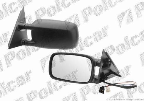Polcar 9546514M - Зеркальное стекло, наружное зеркало autodif.ru
