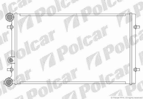 Polcar 954108B2 - Радиатор, охлаждение двигателя autodif.ru