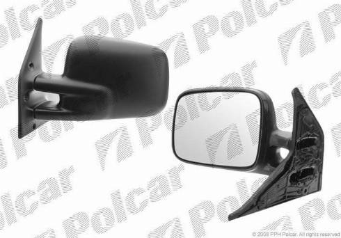 Polcar 956651-E - Зеркальное стекло, наружное зеркало autodif.ru