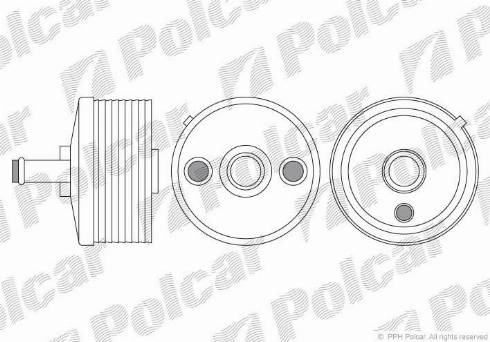 Polcar 9513L8-2 - Масляный радиатор autodif.ru