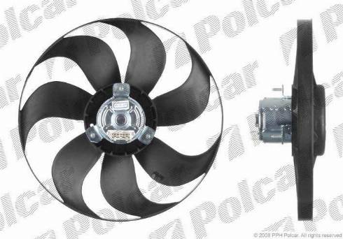 Polcar 952423U4 - Вентилятор двигателя (-AC) autodif.ru