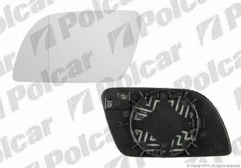 Polcar 9526544M - Зеркальное стекло, наружное зеркало autodif.ru