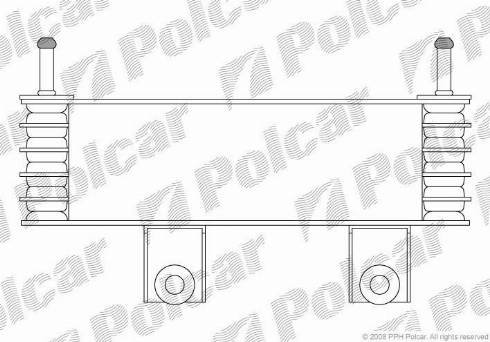 Polcar 4024L81X - Масляный радиатор, двигательное масло autodif.ru