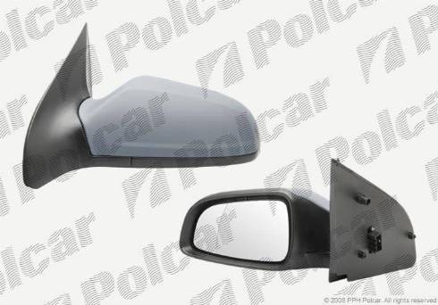 Polcar 5509515M - Зеркало внешнее левый autodif.ru