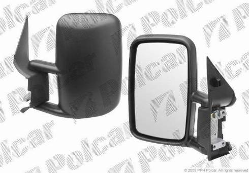 Polcar 506251-M - Наружное зеркало, кабина водителя autodif.ru