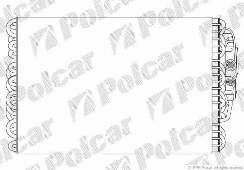 Polcar 5002P81X - Испаритель, кондиционер autodif.ru