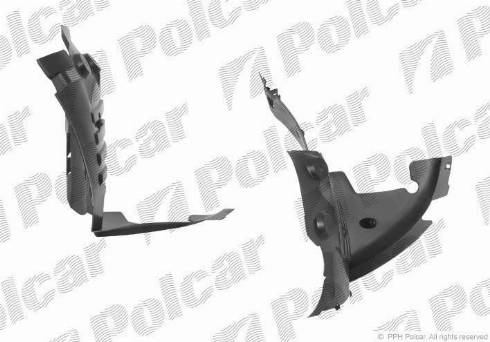 Polcar 6060FL2X - Подкрылок левый autodif.ru