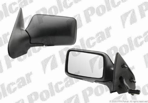 Polcar 6713524E - Зеркальное стекло, наружное зеркало autodif.ru
