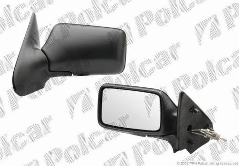 Polcar 6713521M - Зеркальное стекло, наружное зеркало autodif.ru