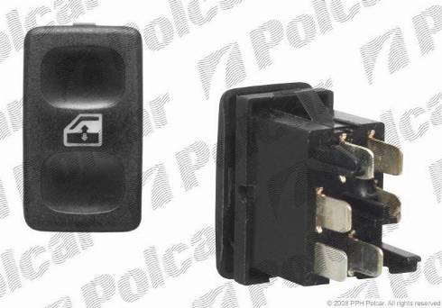 Polcar 6713P-70 - Выключатель, стеклоподъемник autodif.ru