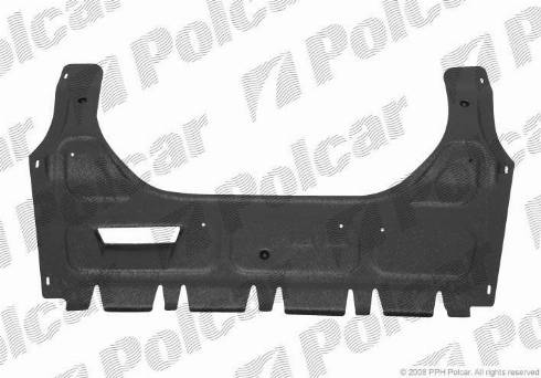 Polcar 6730346Q - Защита двигателя / поддона двигателя autodif.ru