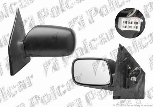 Polcar 8104524M - Наружное зеркало autodif.ru