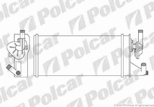 Polcar 3050N8-2 - Теплообменник, отопление салона autodif.ru