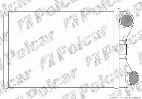 Polcar 3022N8-2 - Теплообменник, отопление салона autodif.ru