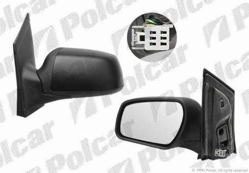 Polcar 3202514M - Наружное зеркало autodif.ru
