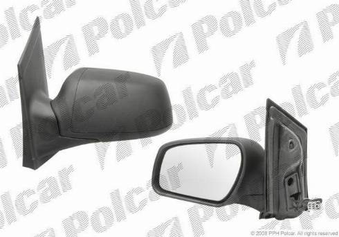 Polcar 3202513M - Зеркало внешнее левый autodif.ru