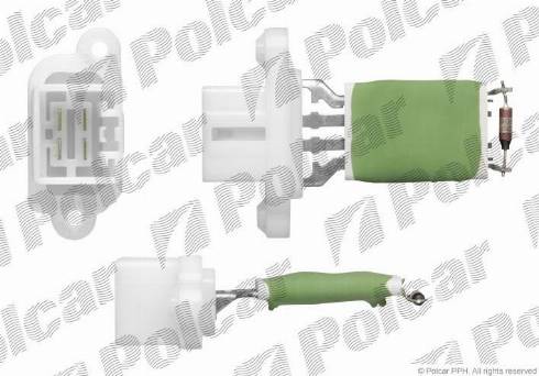 Polcar 3202KST2X - Сопротивление, реле, вентилятор салона autodif.ru