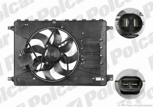 Polcar 321923W1 - Вентилятор, охлаждение двигателя autodif.ru