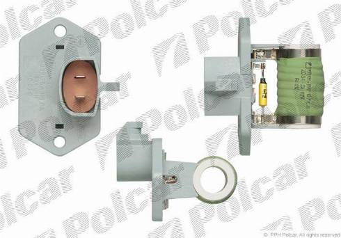 Polcar 3210KST1X - Дополнительный резистор, электромотор - вентилятор радиатора autodif.ru