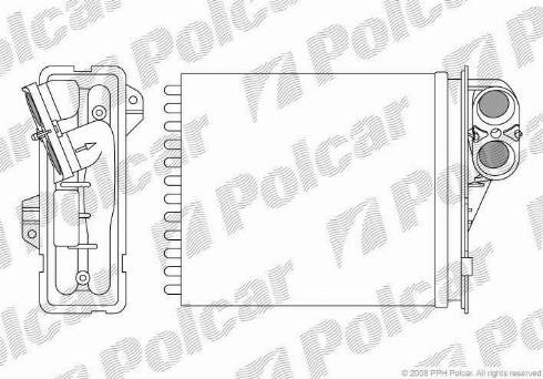 Polcar 2800N81X - Радиаторы обогрева autodif.ru