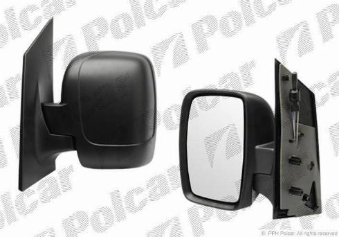 Polcar 2396521M - Покрытие, корпус, внешнее зеркало autodif.ru