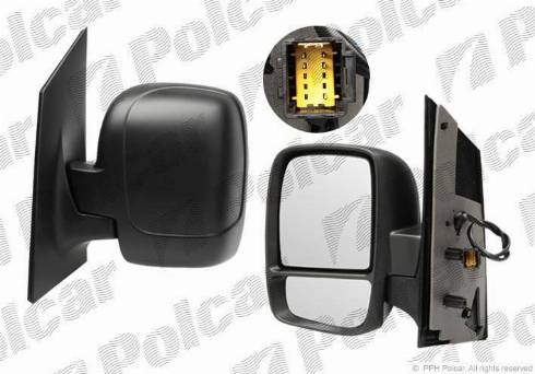 Polcar 2396517M - Покрытие, корпус, внешнее зеркало autodif.ru
