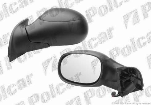 Polcar 2315514M - Покрытие, корпус, внешнее зеркало autodif.ru