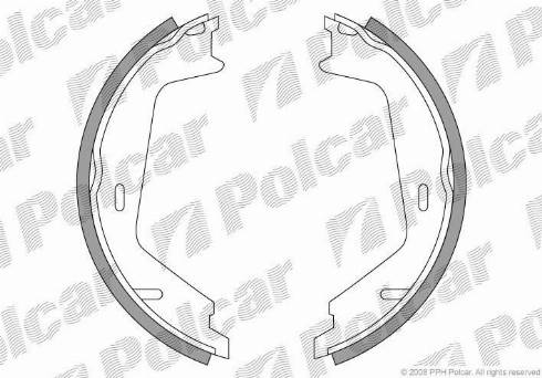 Polcar LS1884 - Комплект тормозов, ручник, парковка autodif.ru