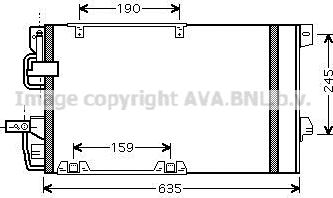 Prasco OLA5326D - Конденсатор кондиционера autodif.ru