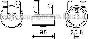 Prasco VN3396 - Масляный радиатор, автоматическая коробка передач autodif.ru