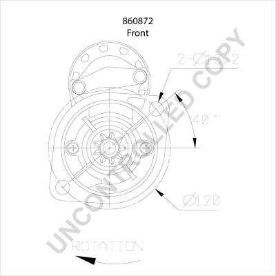 Prestolite Electric 860872 - Стартер autodif.ru