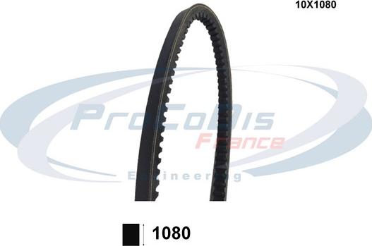 Procodis France 10X1080 - Клиновой ремень, поперечные рёбра autodif.ru