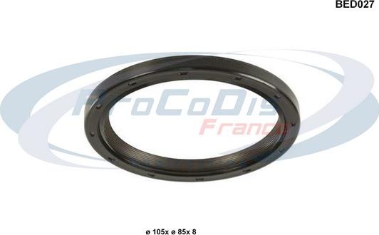Procodis France BED027 - Уплотняющее кольцо, коленчатый вал autodif.ru