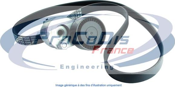 Procodis France KGA5009 - Поликлиновый ременный комплект autodif.ru