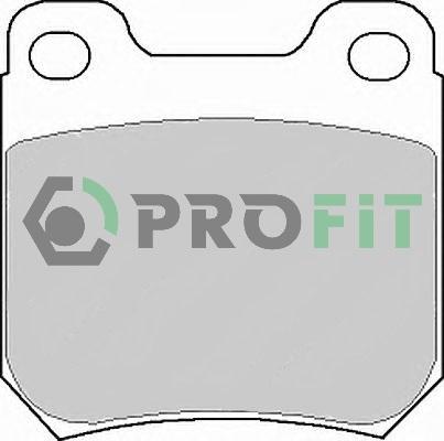 Profit 5000-0973 - Тормозные колодки, дисковые, комплект autodif.ru