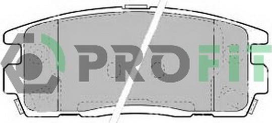 Profit 5000-1935 - Тормозные колодки, дисковые, комплект autodif.ru