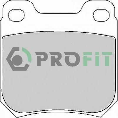 Profit 5000-1117 - Тормозные колодки, дисковые, комплект autodif.ru