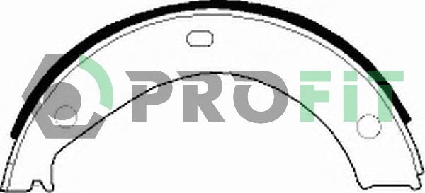 Profit 5001-0272 - Комплект тормозных колодок, барабанные autodif.ru
