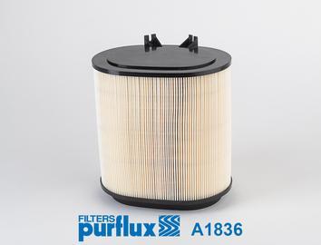 Purflux A1836 - Воздушный фильтр, двигатель autodif.ru