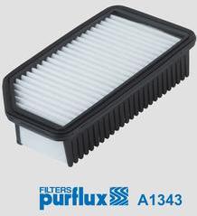 Purflux A1343 - Воздушный фильтр, двигатель autodif.ru