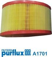 Purflux A1701 - Воздушный фильтр, двигатель autodif.ru
