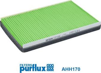 Purflux AHH170 - Фильтр воздуха в салоне autodif.ru