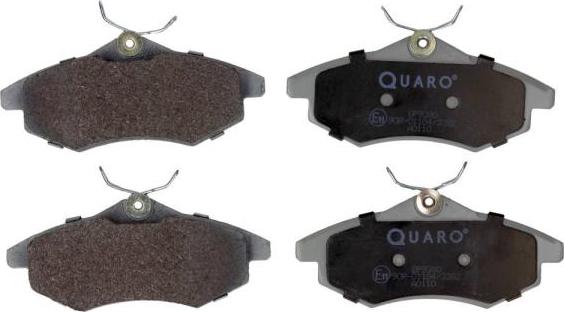 QUARO QP9380 - Тормозные колодки, дисковые, комплект autodif.ru