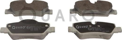 QUARO QP4538 - Тормозные колодки, дисковые, комплект autodif.ru