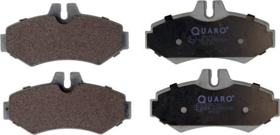 QUARO QP6762 - Тормозные колодки, дисковые, комплект autodif.ru