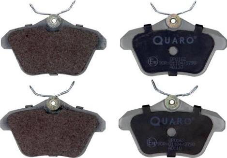 QUARO QP0162 - Тормозные колодки, дисковые, комплект autodif.ru