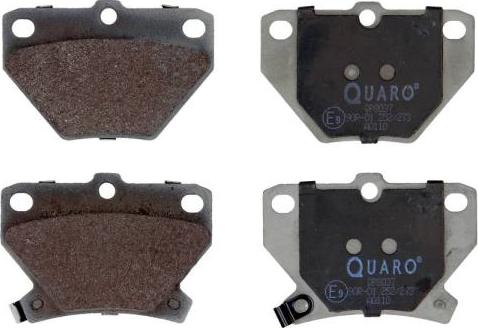 QUARO QP8037 - Тормозные колодки, дисковые, комплект autodif.ru